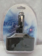 New Geora 3 Way Cigarette Outlet Adaptor Splitter Socket Car Charger Plug PL-A03