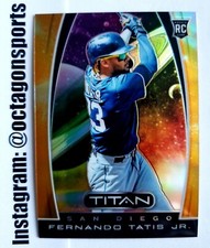 2019 PANINI TITANS ORANGE FERNANDO TATIS JR. RC! 17/17! 1/1! ONLY 17 EXIST!