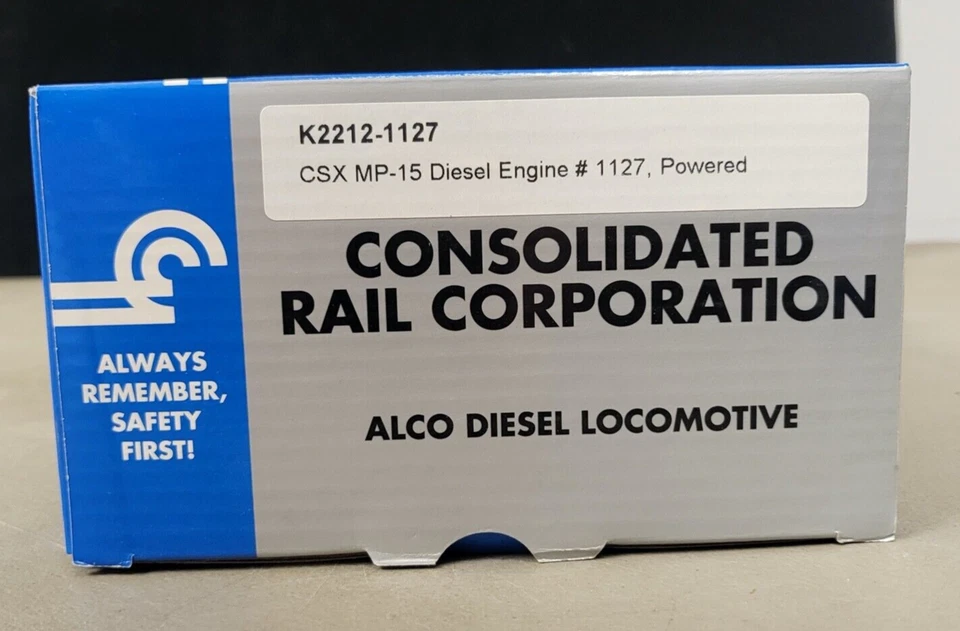 K-line Conrail K2212-1127, CSX MP-15 Diesel Engine #1127 - Image 3 of 3
