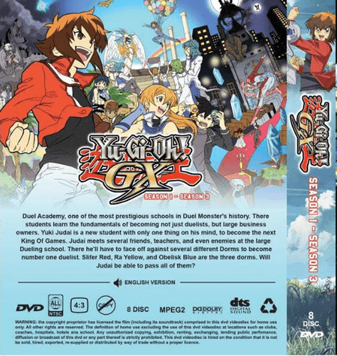 ANIME YU GI OH! GX SEA 1-3 COMPLETE SERIES Vol.1-161 END DVD ENG DUB +FREE ANIME - Foto 2 di 7