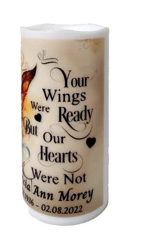 Celebration of Life Candle, Memorial LED Candle| Customized Remembrance Candle| - Picture 4 of 7