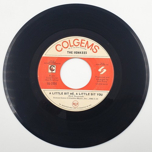 The Monkees A Little Bit Me A Little Bit You 45 RPM Single Record Colgems 1967 EBay