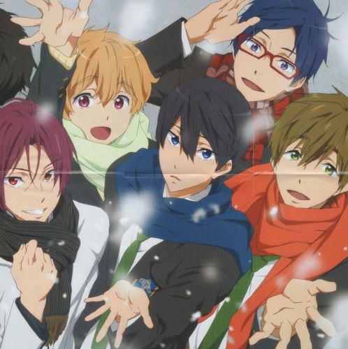 poster promo Free Iwatobi Swim Club Tokyo Ghoul anime Kaneki Ken Rei Rin Makoto - Picture 4 of 4