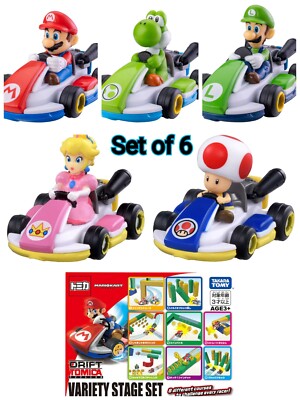 Drift Tomica Mario Kart Drift Starter Set of 5 & Mario Kart