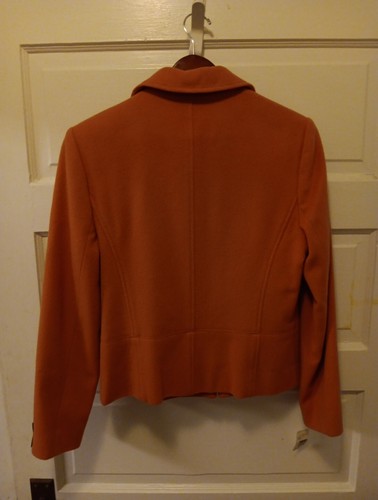 NWT Nordstrom Louben Wool Stunning Jacket - Sz 10 Italian Wool - Autumn Perfect - Picture 5 of 6