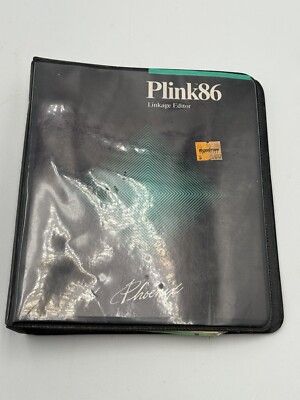 Vintage Plink86 Linkage Editor Binder & Software 1984 DOS Overlay Manager