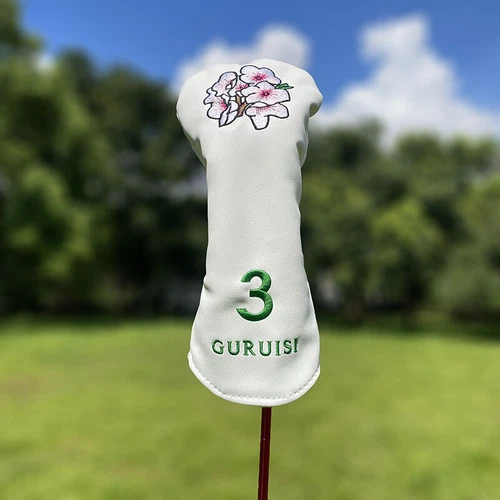 Cubierta de cabeza de madera Master Flower Golf cubierta de cabeza PU conductor calle híbrido cubierta de club - Imagen 51 de 55