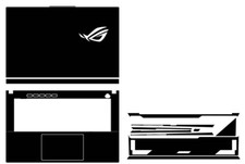 Sticker Skin Cover for ASUS ROG G614J 16" 2024 Laptop Carbon Vinyl Decals Guard