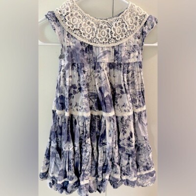 white christmas dresses Shop Octavia Crochet Multi-Coloured Party Dress main image 0
