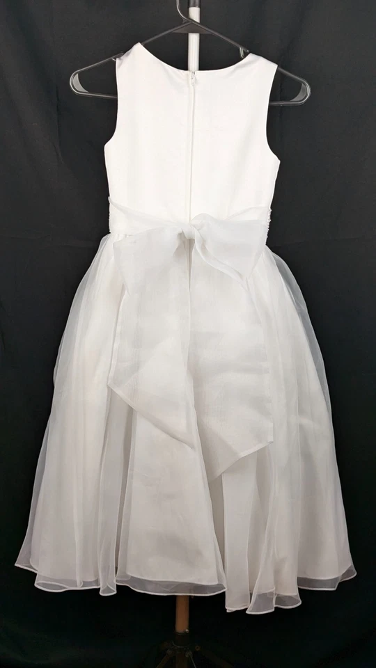 Us Angels -Girl's First Communion(Primera comunion)礼服 - 8 码 - 白色 — 第 2/4 张图片