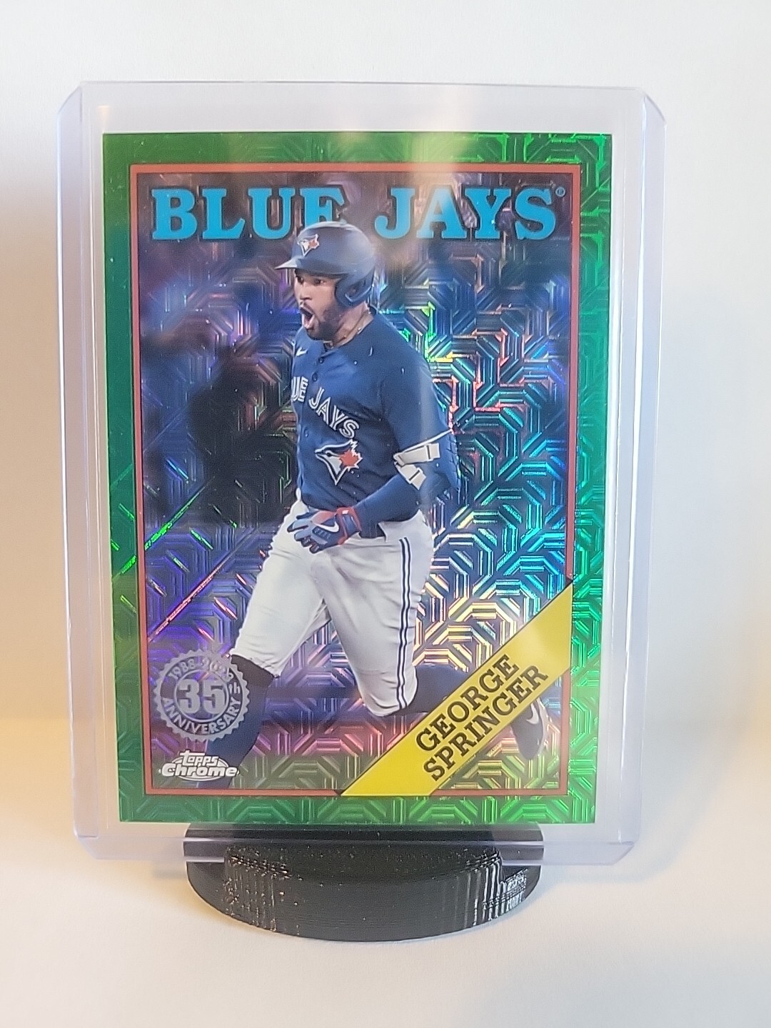 2023 Topps Chrome 1988 Green George Springer 34/99 #88BC-19