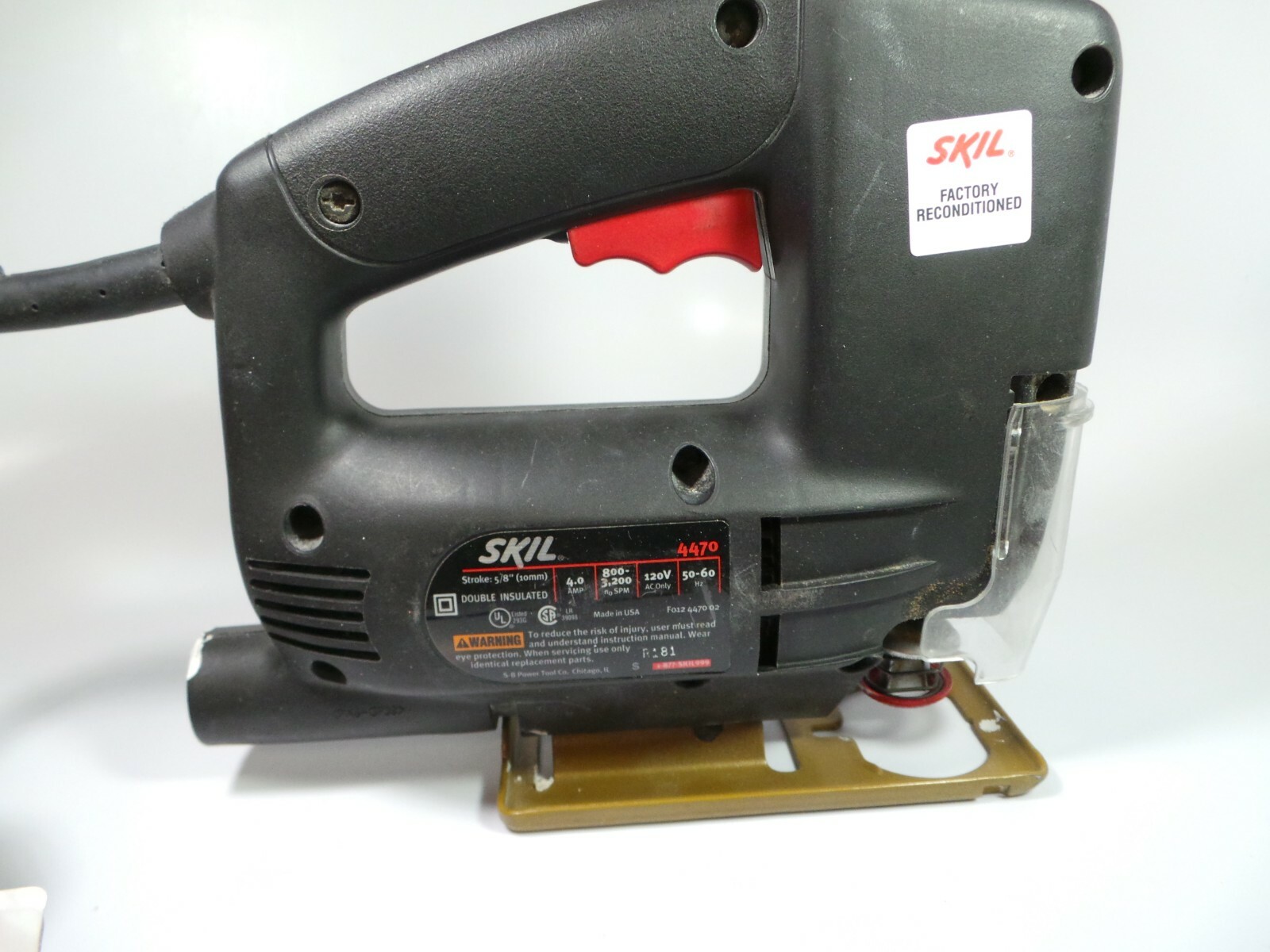 Jigsaw 4470 4 Amp Orbital Jig Saw 