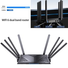 WIFI6 Wireless Router WiFi Repeater RJ45 Splitter Adapter dock station Ethernet