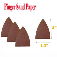 2" Detail Triangular Sanding SandPaper for Oscillating Multi tool Pad Paper 