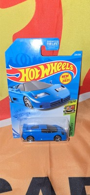 Hot Wheels 2021 HW Exotics 94 Bugatti EB110 SS 6/10 Blue 224/250