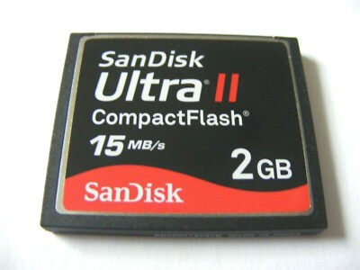 2GB Compact Flash Card Ultra II 15MB/s ( 2 GB CF Ultra II Karte ) SanDisk