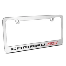Chevrolet Camaro SS 2010 Speed-Line Chrome Metal License Plate Frame
