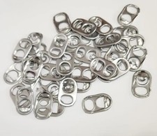 122 pieces Silver Aluminum Pop/Soda Ring Pull.