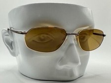 NEW Vintage Sunglasses Non RX Narrow Style Brown Gold Zeiss 870
