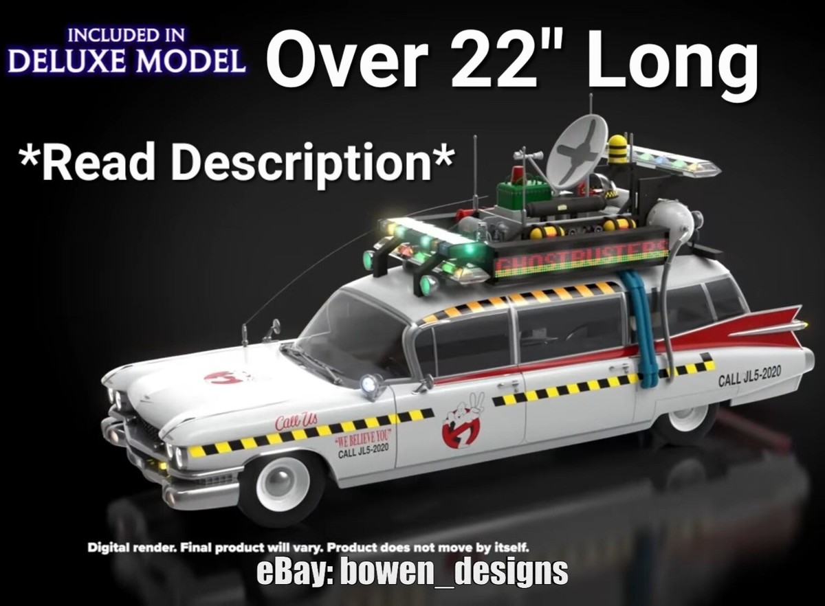 Pulse Haslab Ghostbusters Deluxe Ecto 1 Plasma Ectomobile Car