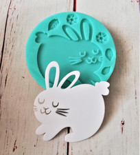 Stampo Coniglietto in silicone per creazioni in resina, gesso, fimo e cera