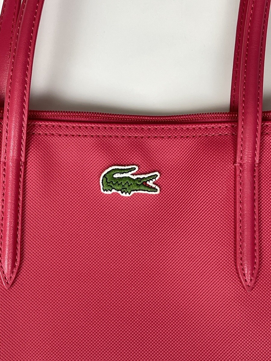 Lacoste Women's L.12.12 Concept Zip Tote Bag Dark Pink | eBay