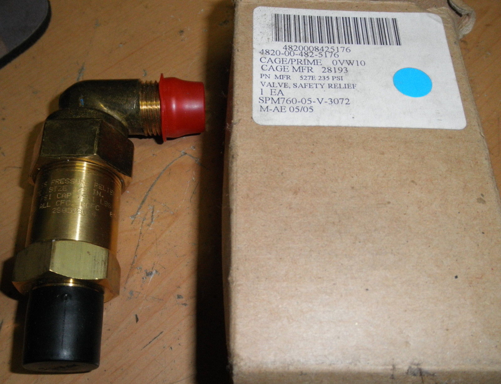 Henry Technologies AC Refrigeration Relief Valve 235 PSI 1/2" NPT 527E 48200... eBay