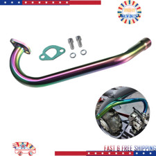 Upgrade Exhaust Pipe With Female Threaded For Predator 212cc 196cc Go Kart