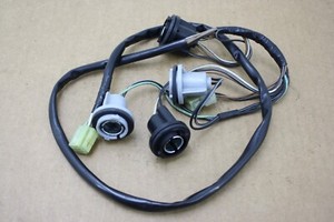 07-16 SUZUKI BURGMAN 400 AN400 TAIL LIGHT BRAKE LAMP WIRING SOCKETS PLUGS