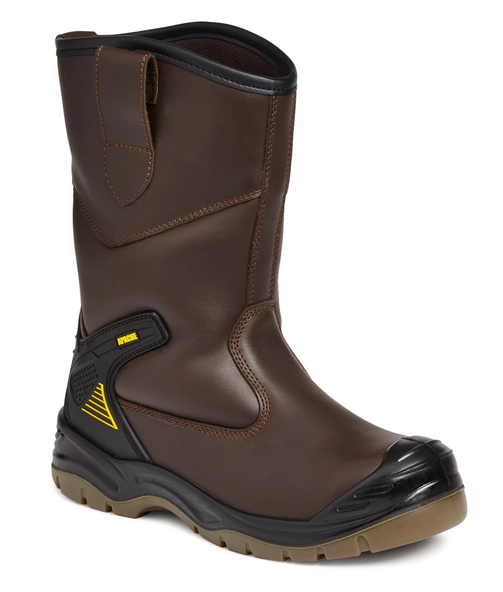 Apache steel toe cap boots sale