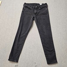 Banana Republic Jeans Male 27S Black Denim Skinny EAC 381042-00