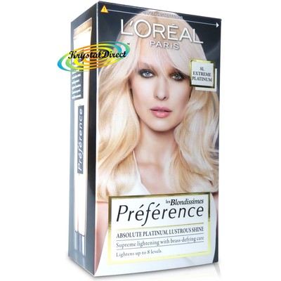 loreal hair color platinum
