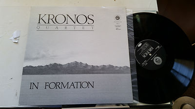 KRONOS QUARTET In Formation LP Reference Rec RR-9 US 1982 NM AUDIOPHILE gatefold