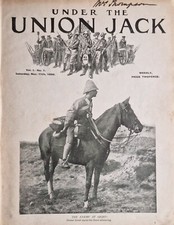 1899 PRINT Burenkrieg HUSSAR Scout Spionieren Die Buren Vorsto&szlig;