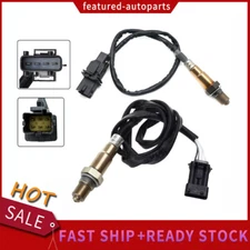 2Pcs O2 Oxygen Sensor Front & Rear For 2005-2009 Volvo S60 S80 2.4L 2.5L Turbo