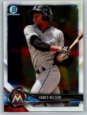 2018 Bowman #BCP33 James Nelson Chrome Prospects *MI