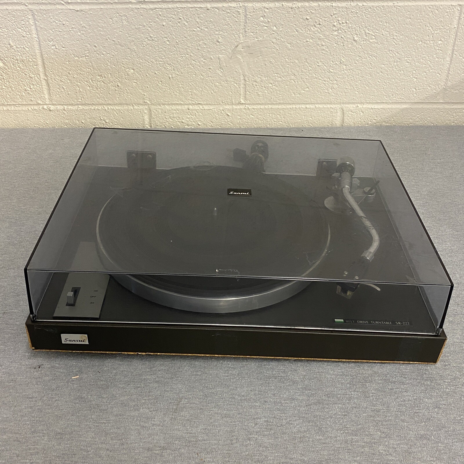 Sansui sr-222 vintage audio equipment - eBay listing photo 2