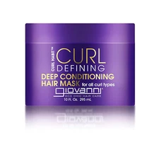 GIOVANNI Curl Habit,Curl Defining Deep Conditioning Hair Mask,10Fl Oz