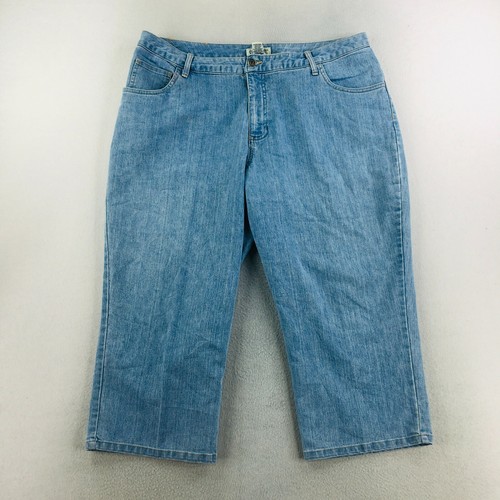 Cherokee Jeans Womens 18 Capri Denim 
