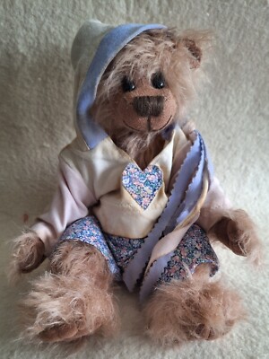 UNIKAT-Künstlerbär *Kai*, aus Steiff-Mohair, 28 cm  von *gelibären*