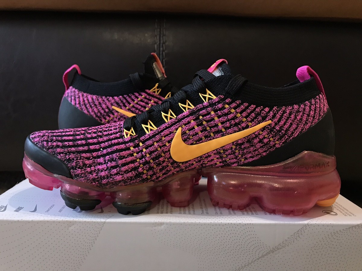 Nike Air Vapormax Flyknit 3 Laser Fuschia Orange AJ6910-600