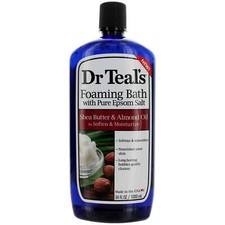 Dr. Teal's Unisex Foaming Bubble Bath Nourishing Shea Butter and Almond Oil