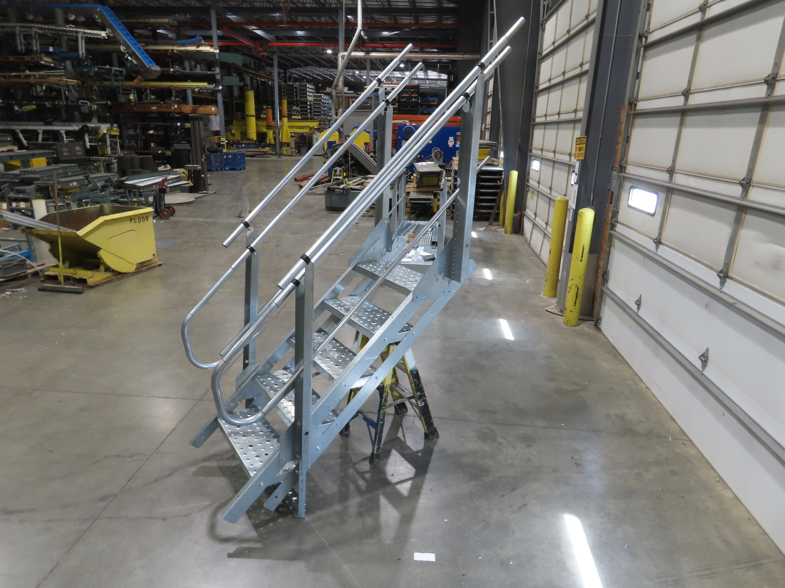 Greene Galvanized Stairs ASeries 5Step Stair Section Farm Grain Bin