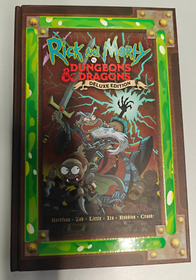RICK AND MORTY VS DUNGEONS AND DRAGONS HC (2021) - DELUXE EDITION ONI BRAND NEW