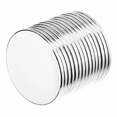 TOTALELEMENT 1 x 1/16 Inch Neodymium Rare Earth Disc Magnets N52 (15 Pack)