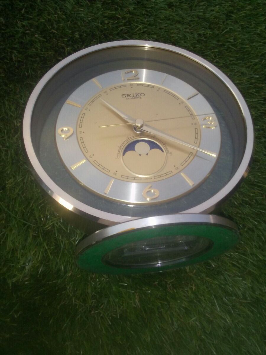 VINTAGE SEIKO QUARTZ TABLE DESK CLOCK QQZ162G SRCZ JAPAN | eBay VINTAGE SEIKO QUARTZ TABLE DESK CLOCK QQZ162G SRCZ JAPAN | eBay