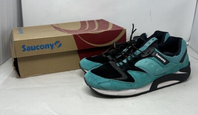 Saucony Grid 9000 Blue/Black Running Athletic Shoes Men's Size 14