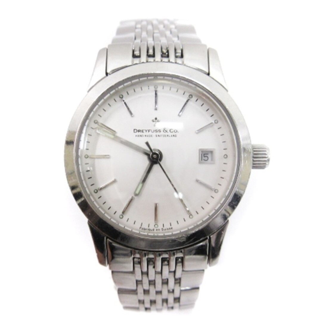 Dreyfuss & Co Watch Quartz Date SS 1682 Dial White Used 5d0ba4792a66c4bb534f6560 | eBay Dreyfuss & Co Watch Quartz Date SS 1682 Dial White Used 5d0ba4792a66c4bb534f6560 | eBay