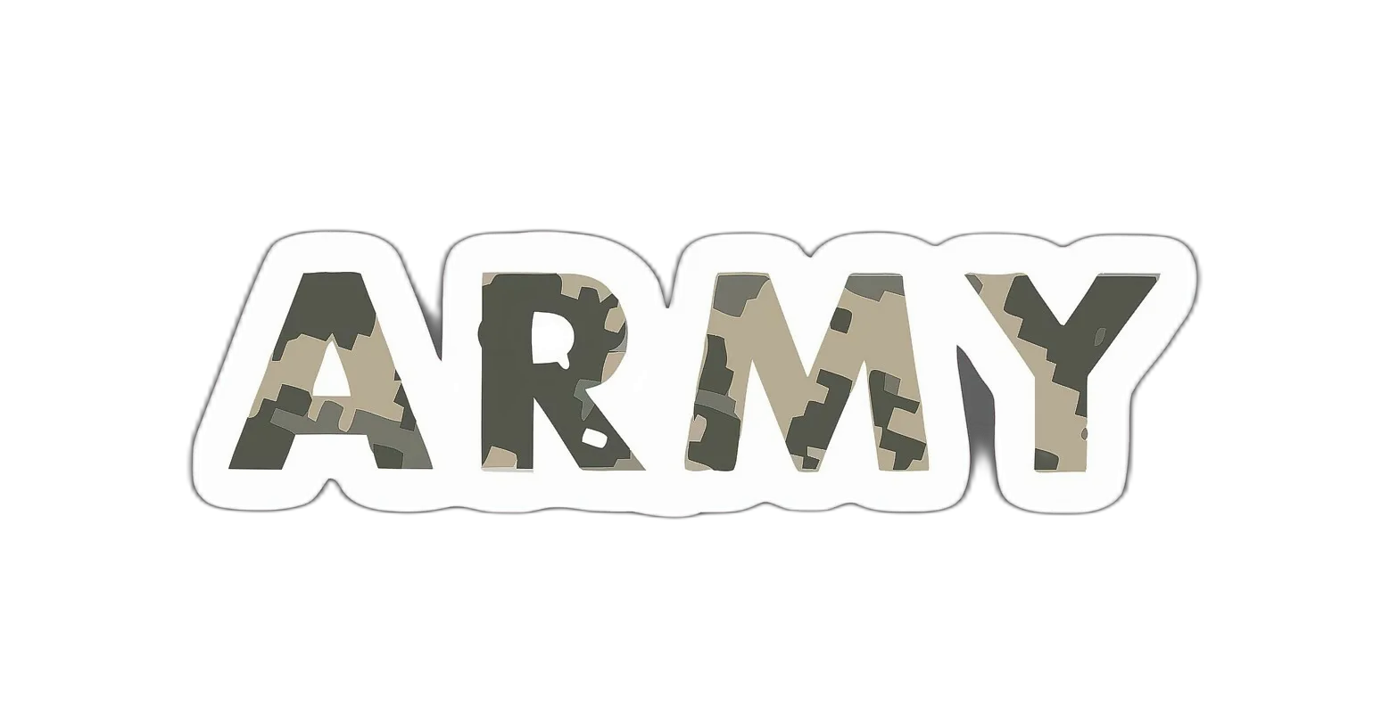 Military-Inspired Vinyl Sticker Decal for Gear and Laptops