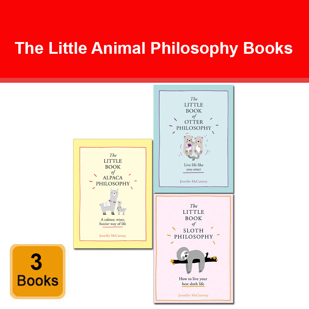 The Little Animal Philosophy 3 Books Colletction Set by Jennifer McCartney Pack